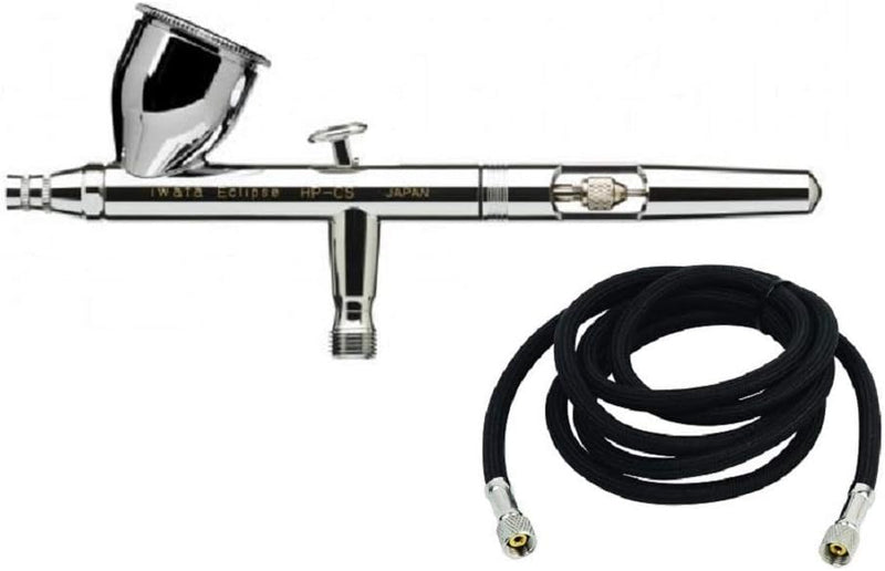 IWATA Eclipse HP-CS Gravity Feed AIRBRUSH with FREE HOSE by