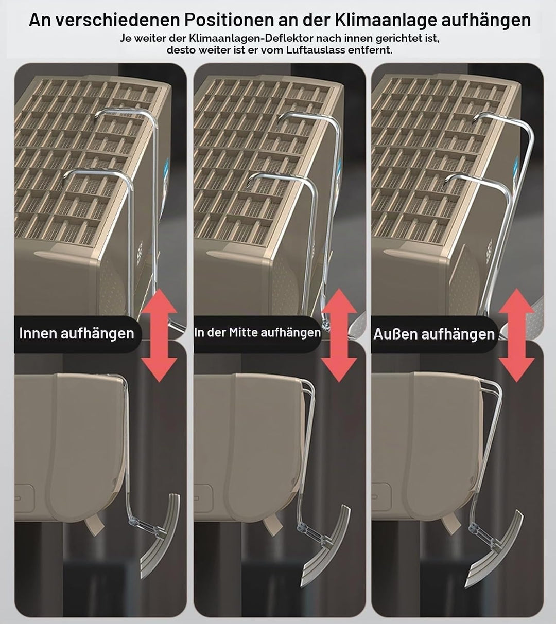 Windabweiser Klimaanlage Wind Deflektor Anti-direktes Blowing Klimaanlage Shield Cold Klimaanlage De