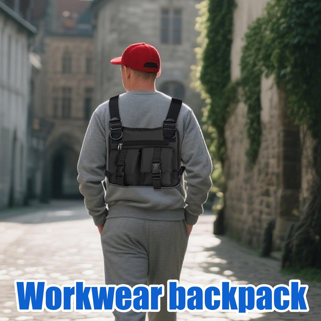 Gewichtsweste zum Spazierengehen, verstellbare leichte Brusttasche, Gepäck und Reiseausrüstung für F