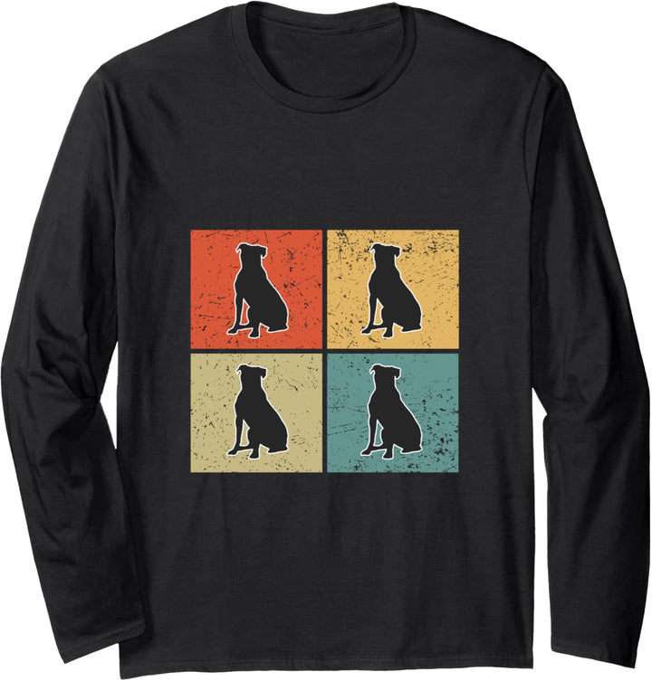 American Bulldog Vintage Langarmshirt