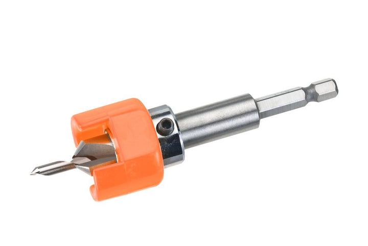 kwb Hartholzbohrer Ø 4 mm aus HSS-M2 mit Senker und verstellbarem Tiefenstopp - Präzises Bohren in H