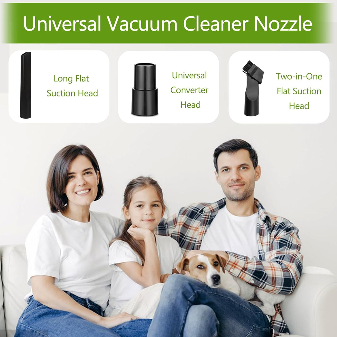 PIWOSGOL7Stk Staubsauger Düsen Set, Universal Staubsauger Aufsätze Vakuum Aufsätze Reinigungs-Set mi