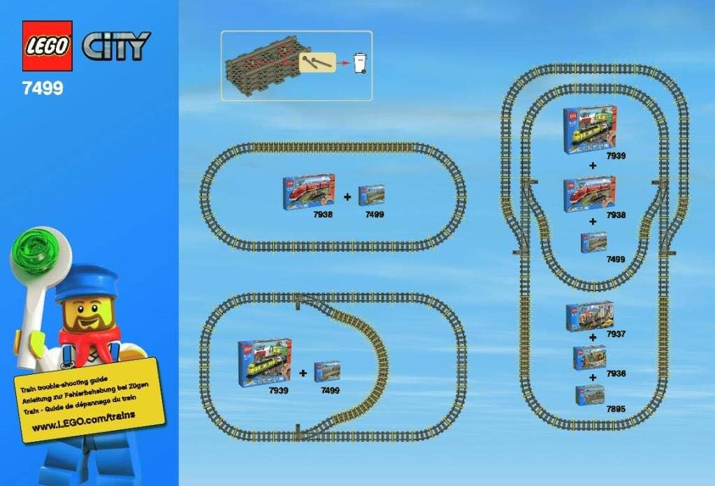 Lego City 7499 - Flexible Schienen