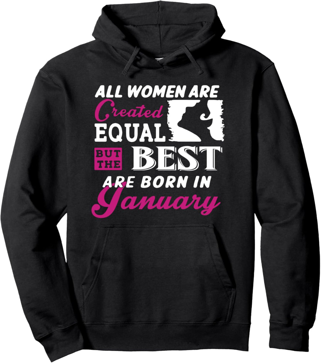 January Girl 2021 Birthday Pullover Hoodie