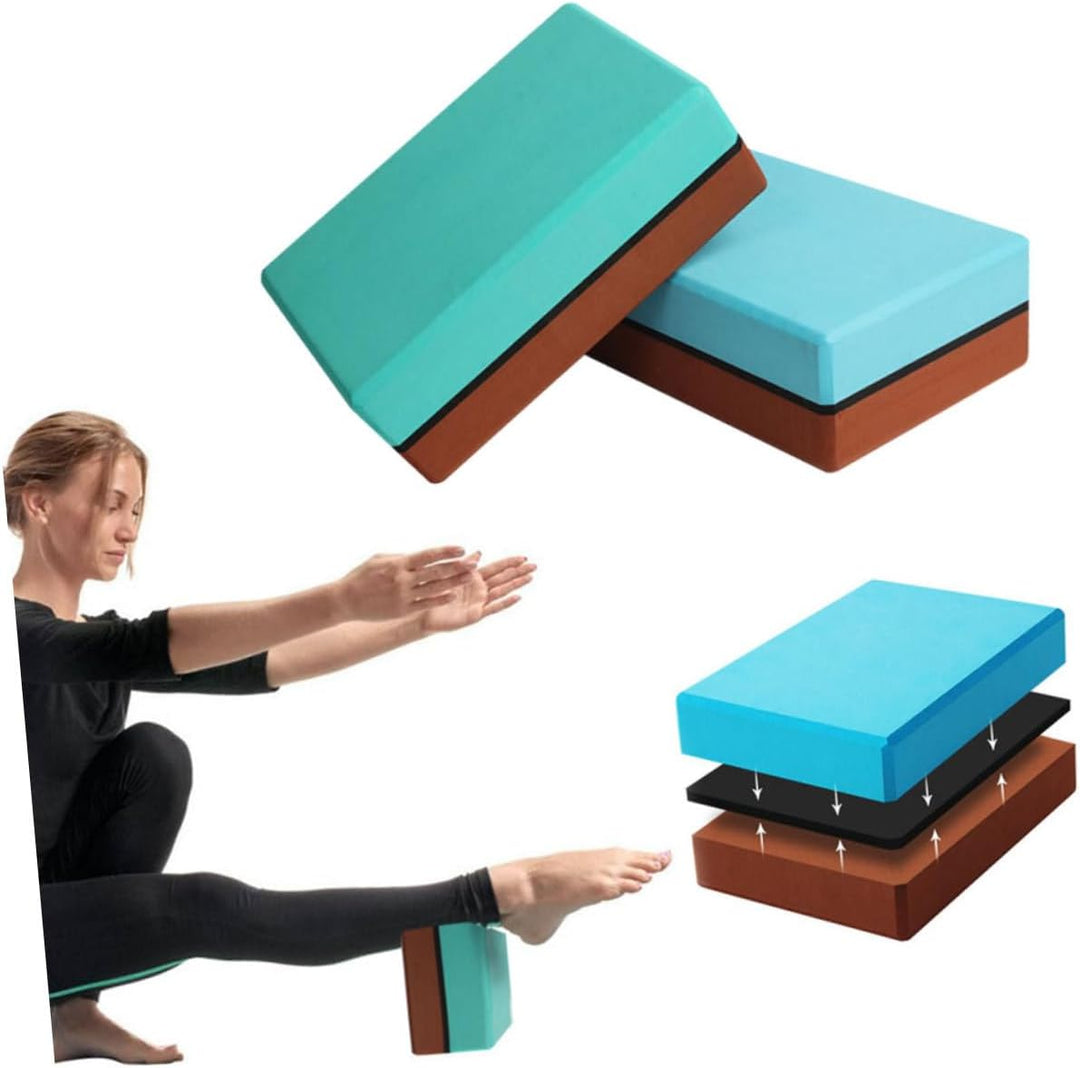 Yardwe 2st Yoga-schaumstoffblock Yogablöcke Mit Hoher Dichte Unterstützungsblock Für Yoga-posen Yoga