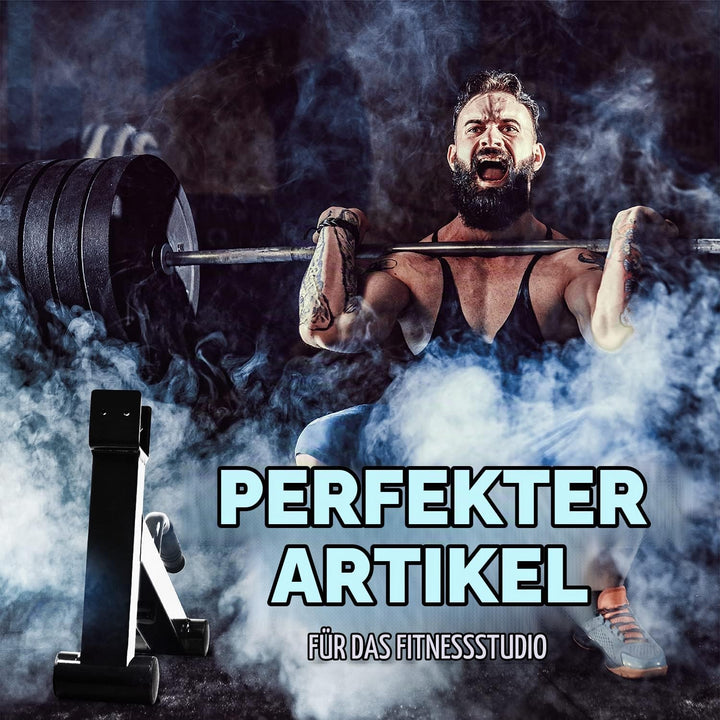 Yes4All Deadlift Jack | Kreuzheben Langhantelheber mit UHMW Protective Pad Griff für Laden und Entla