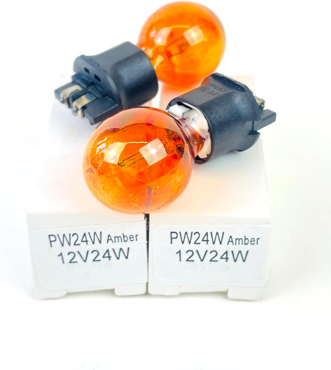 2x Stück PW24W Amber (Orang) 12V WP3.3x14.5/3 24W Glühlampe Halogen Auto Lampe