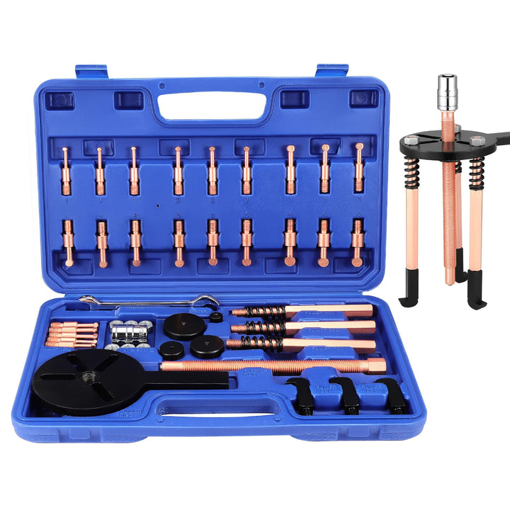 Gueenky 36 In 1 Lagerabzieher Set, 3 Backen Innenlager Abzieher Lager Entfernungswerkzeug Multifunkt