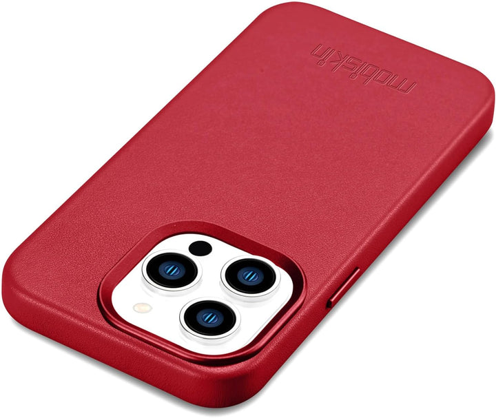 Mobiskin Hülle passend für iPhone 15 PRO MAX (6,7 Zoll), Handyhülle mit Leder, Case kompatibel mit M