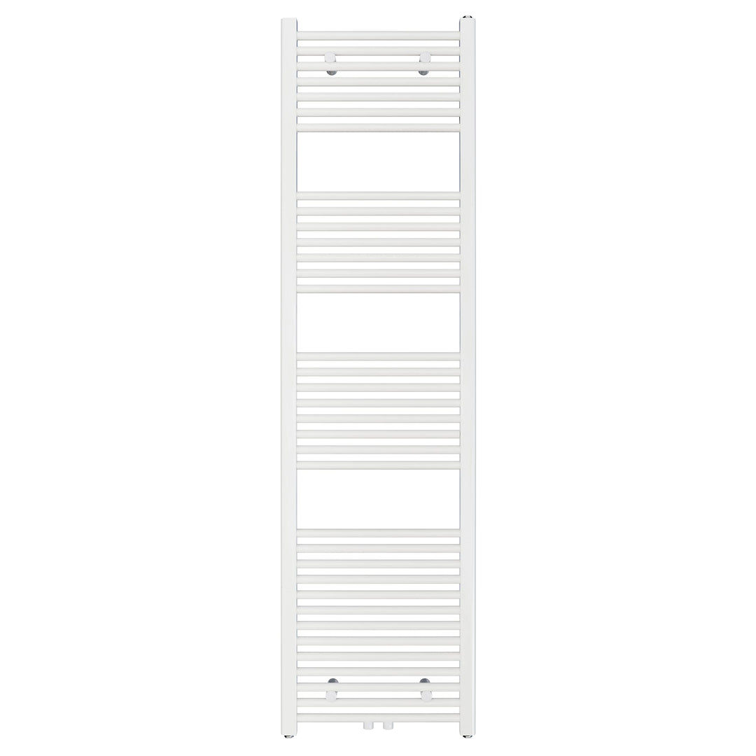 Aquabad Badheizkörper Virgo | Grösse: 50 x 180 cm | Heizleistung 608 Watt | Farbe: Weiss | Mittelans