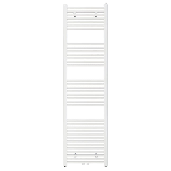 Aquabad Badheizkörper Virgo | Grösse: 50 x 180 cm | Heizleistung 608 Watt | Farbe: Weiss | Mittelans