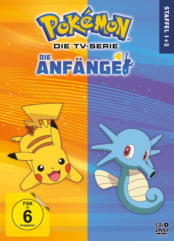 Pokemon - Die TV-Serie: Staffel 1+2 [13 DVDs], DVD