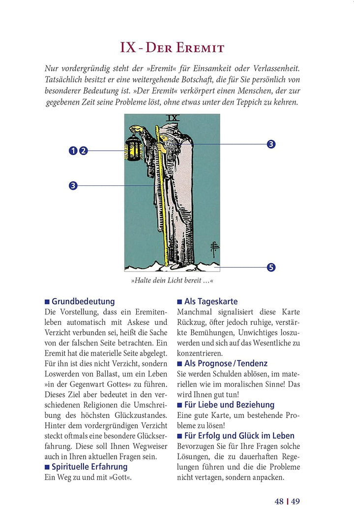 Tarot Basic Waite - Symbole, Schlüsselbegriffe, Deutungen: Set mit Buch und Original-Tarotkarten von