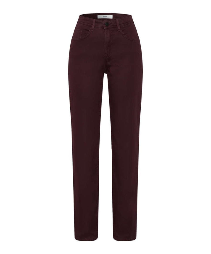 BRAX Damen Style Shakira Winter Dream Hose 26W / 30L Berry, 26W / 30L Berry