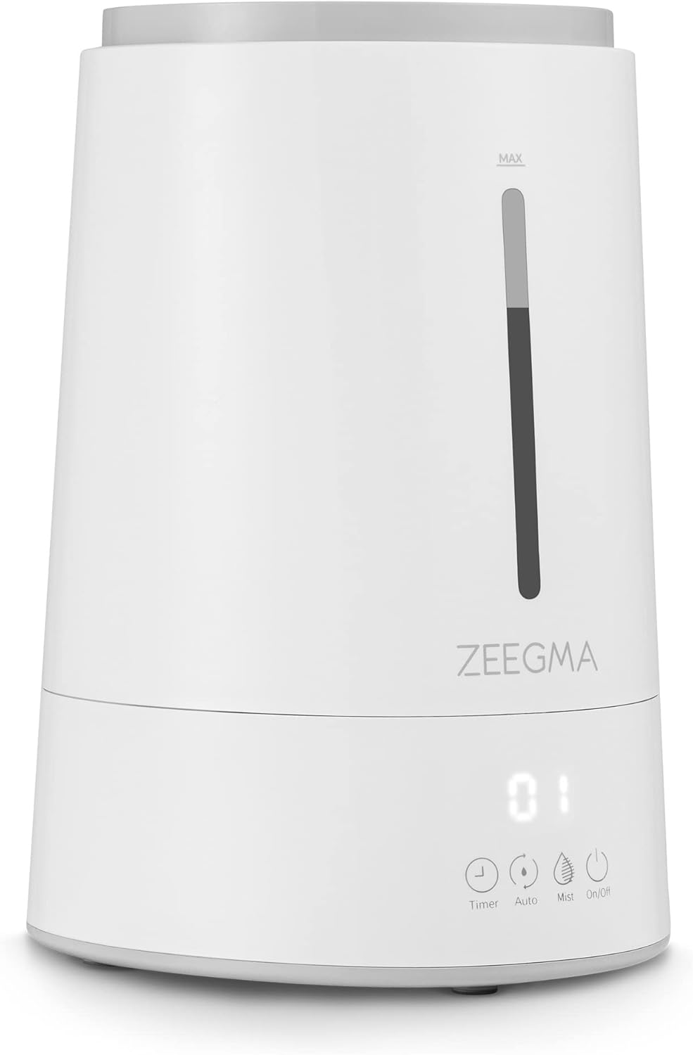 ZEEGMA Vers IONI Luftbefeuchter mit Luftionisierungs- und Aromatherapie-Funktion, 260 ml/h, Hygromet