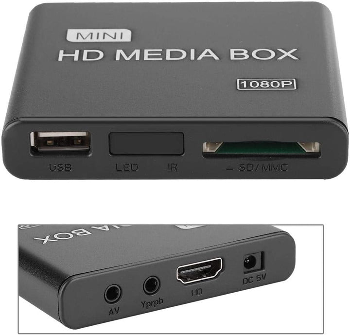 Media Player, Mini Full HD 1080P Digital Media Player, HDMI Media Player, Video Player, Wiedergabe v