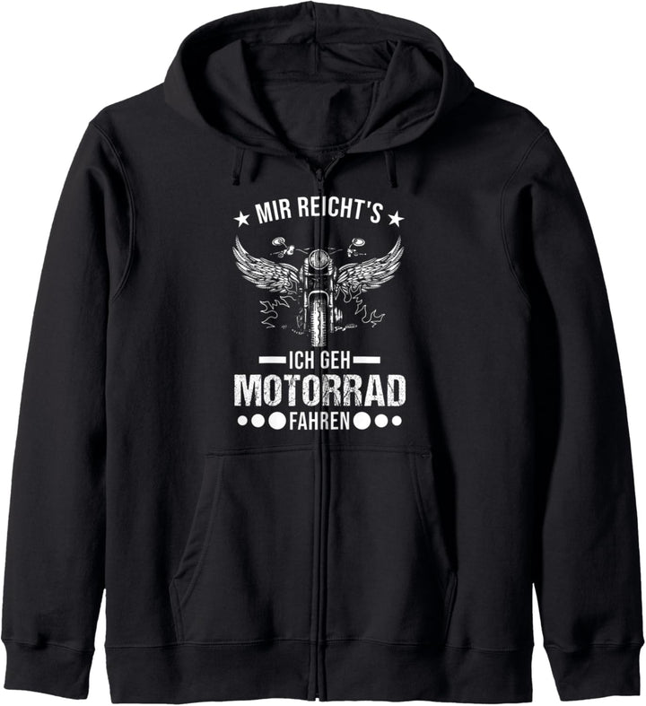 Motorrad Biker Motorradfahrer Kapuzenjacke