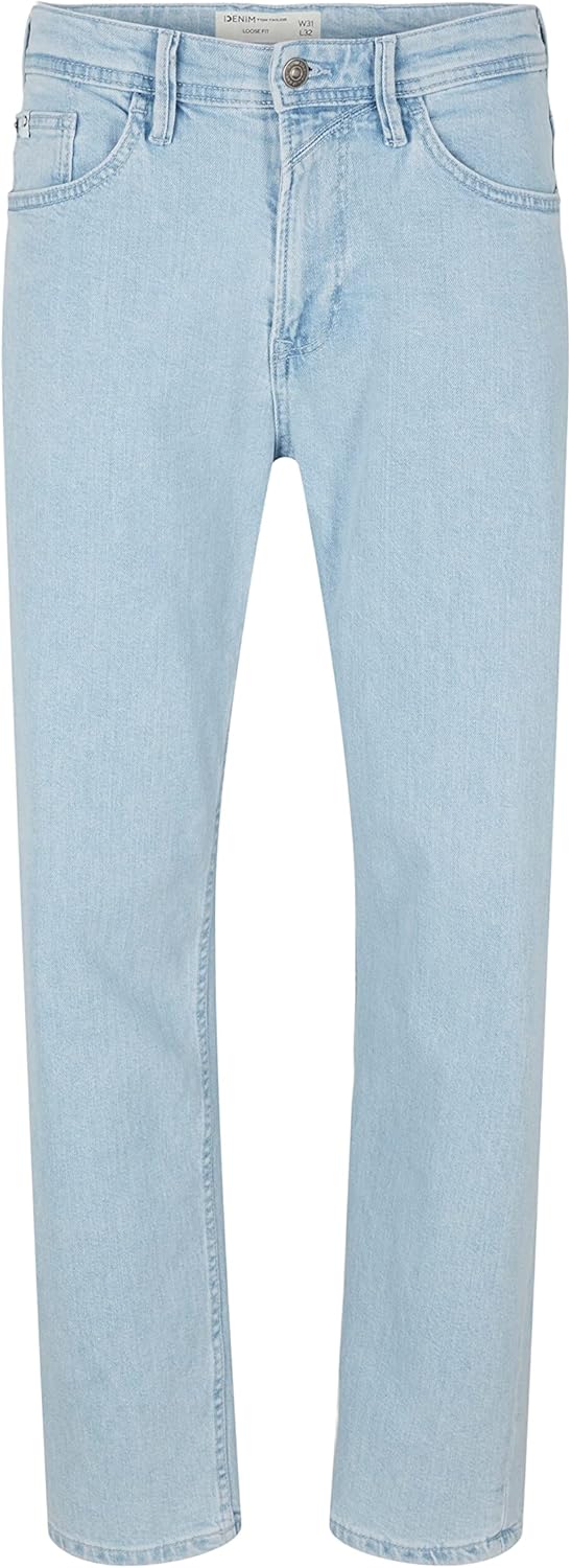 TOM TAILOR Herren Josh Regular Slim Jeans 24W / 32L 10119 - Used Mid Stone Blue Denim, 24W / 32L 101
