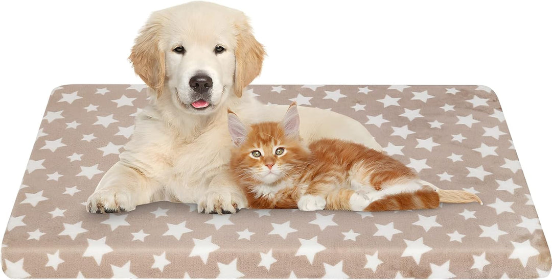 EMPSIGN Hundebett, Hundekissen passend für Käfige, Hundematte mit Abnehmbarem und waschbarem Bezug f