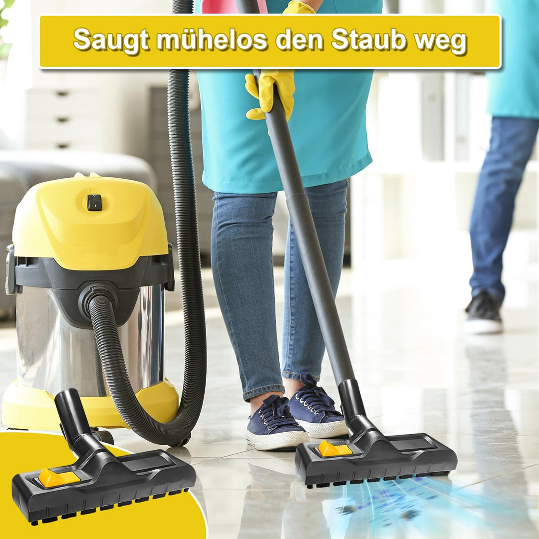 Bodendüse für Kärcher WD3, WD4, WD5, WD6, Trockensaugdüse Ersatz mit 5 Stück staubsaugerbeutel für k