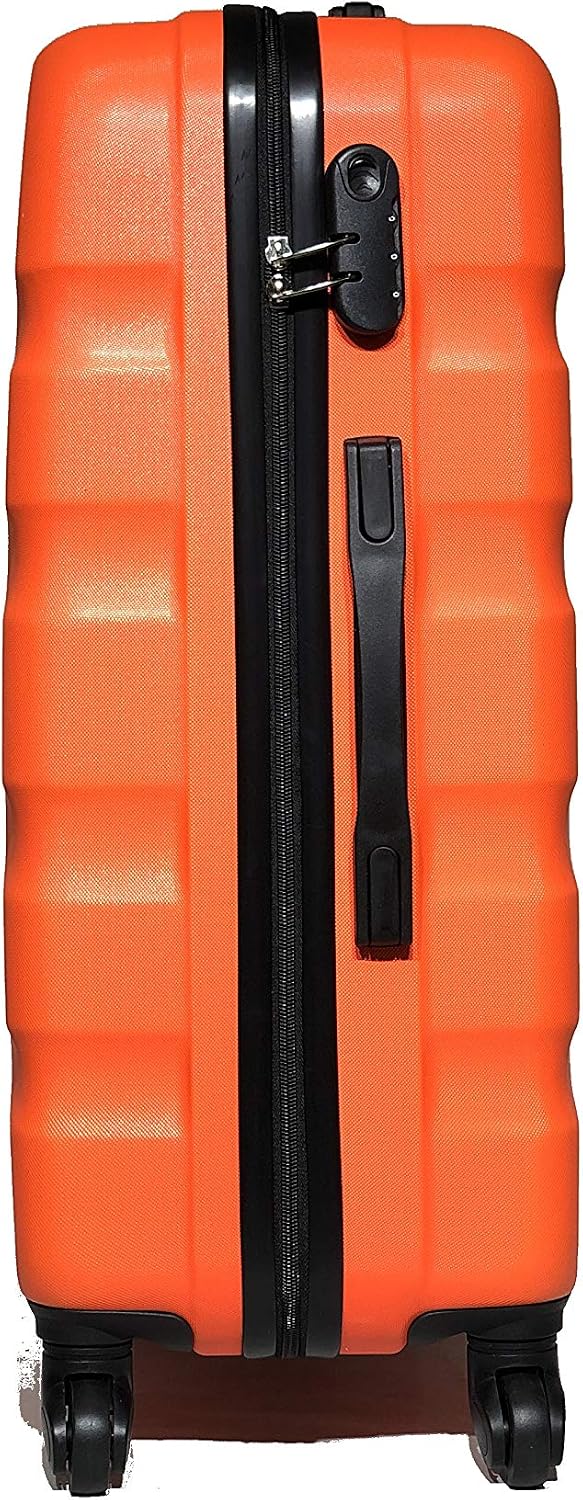 CELIMS Kabinenkoffer, mittelgross, mit oder ohne Vanity – französische Marke, Orange (5806), Moyen