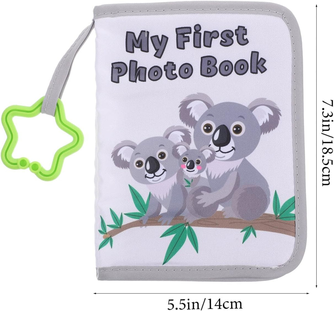 TOYANDONA Baby-Fotobuch Aus Weichem Stoff Baby-Fotoalbum Cartoon-Koala Erstes Jahr Baby-Foto-Erinner