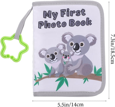 TOYANDONA Baby-Fotobuch Aus Weichem Stoff Baby-Fotoalbum Cartoon-Koala Erstes Jahr Baby-Foto-Erinner