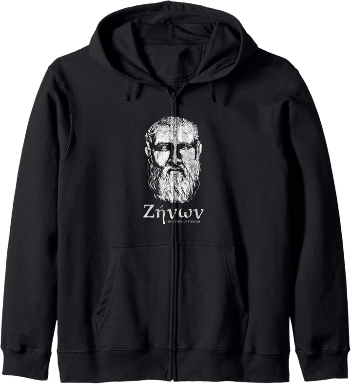 Zeno of Citium Father of Stoicism Greek Philosophy Kapuzenjacke