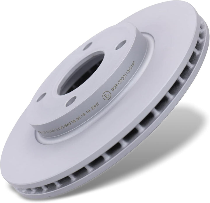 ATE Bremsenset Vorderachse inkl. Bremsscheiben vorne Ø 258 mm belüftet und Bremsbeläge vorne Kompati