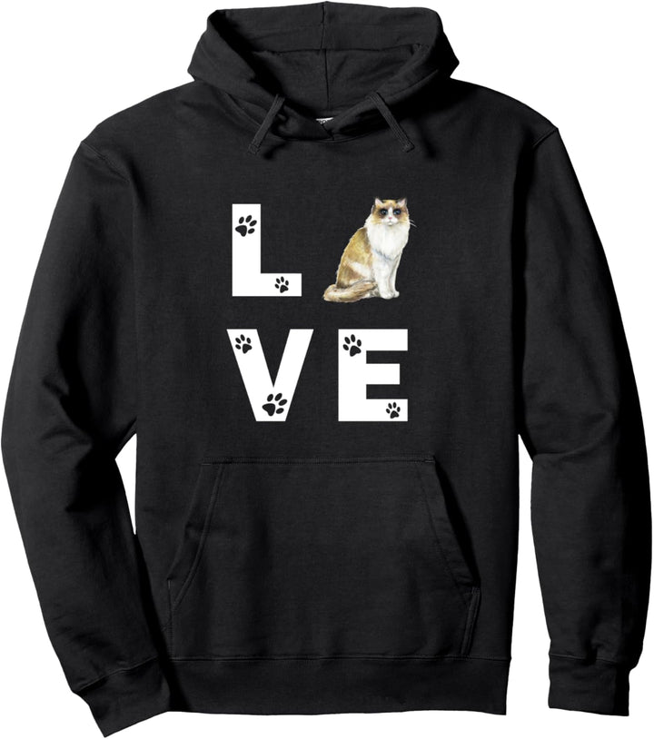 RAGDOLL Katze Love Katzenmama Frauchen Pullover Hoodie