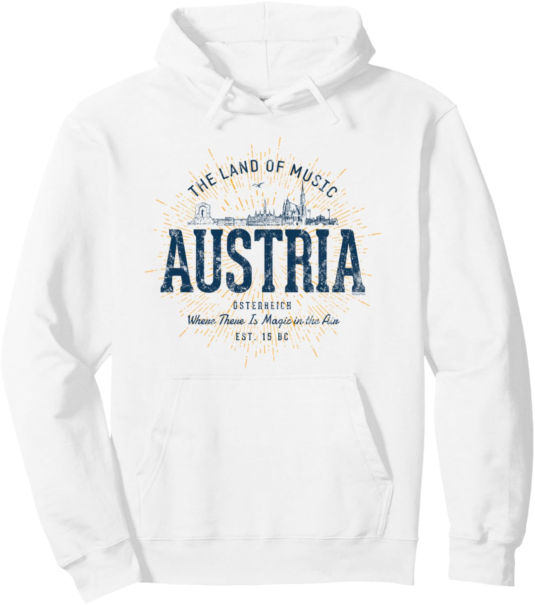 Austria Retro Style Vintage Österreich Pullover Hoodie