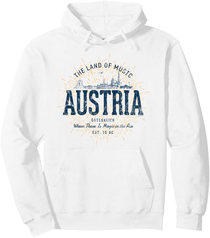 Austria Retro Style Vintage Österreich Pullover Hoodie