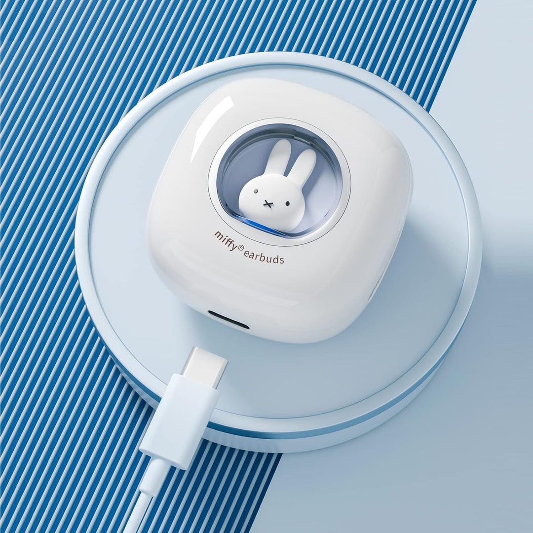 MiPow Miffy Bluetooth Kopfhörer, Kopfhörer Kabellos, Wasserdicht nach IPX5,Touch-Bedienung, Niedlich