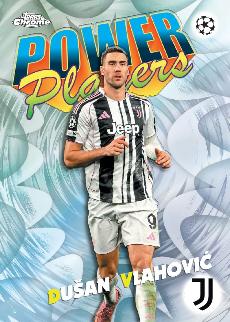 Topps Chrome® UEFA Club Competitions 2025-26 - Value Box (enthält 7 Packungen pro Box, 4 Karten pro