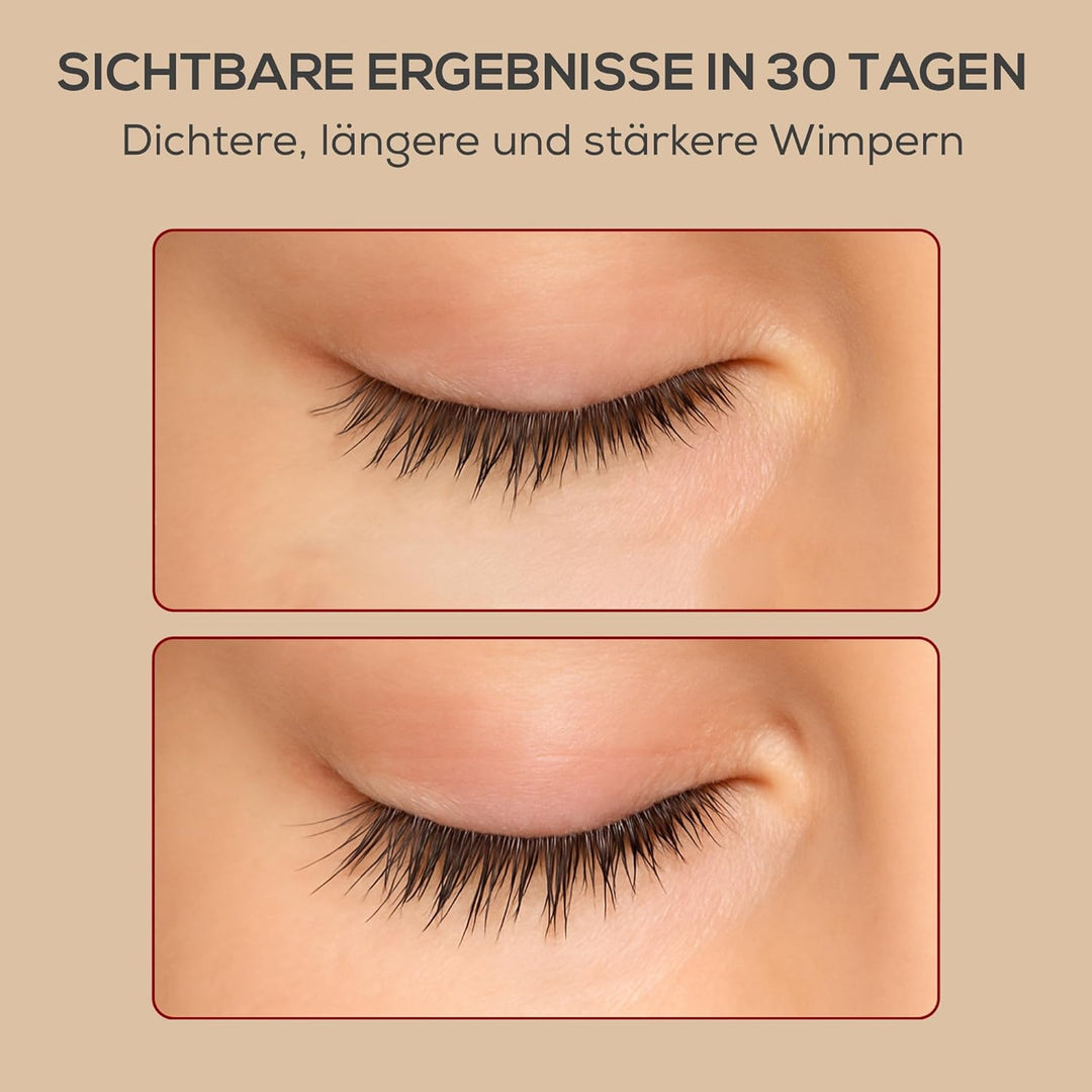 Wimpernserum ohne Hormone – Augenbrauen und Wimpern Serum Booster für starkes Wachstum von Wimpern &