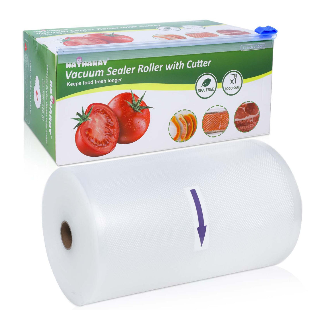 Vakuumierbeutel Lebensmitte Vakumierfolienrollen 28cm x 30m BPA-Frei für alle Vakuumierer, 28cm x 30