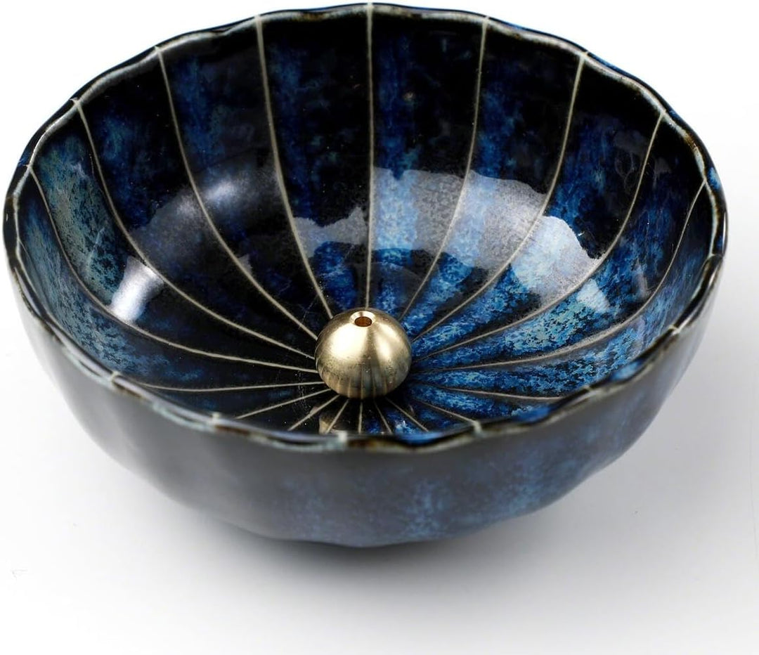 Asayu Japan Lotus Räucherstäbchen Halter für Stäbchen 105 mm, Traditioneller Japanischer Räucherstäb
