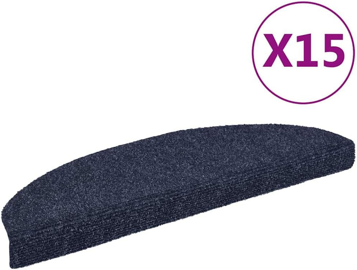 vidaXL 15x Stufenmatte Selbstklebend Treppenmatten Stufenmatten Treppenschutz Treppenmatte Treppente