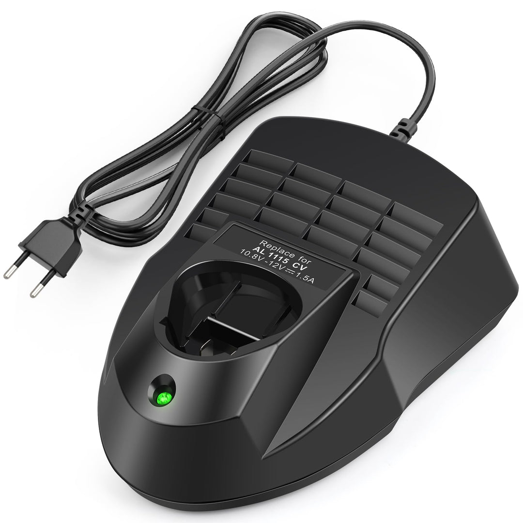 1.5A Li-ion Ladegerät für Bosch Professional 10,8/12 Volt AL1115CV Ersatz Ladegerät für Bosch BAT411