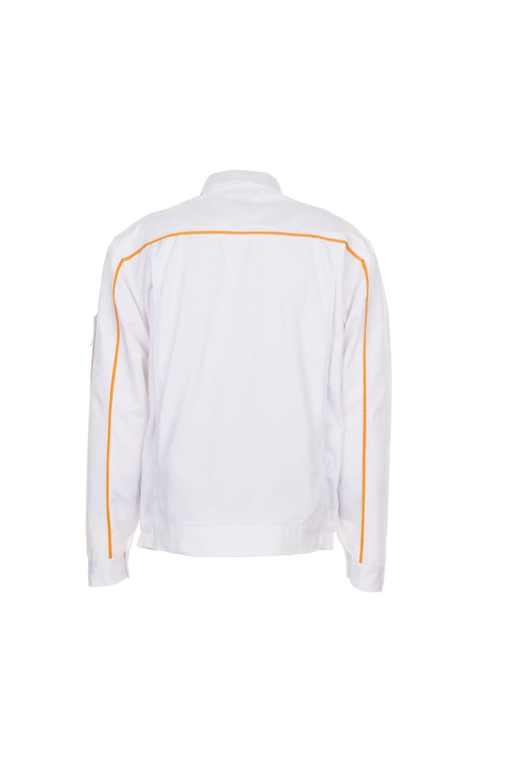 Planam Highline Herren Bundjacke reinweiss gelb Modell 2317 Grösse 70 Reinweiss/Gelb 70, Reinweiss/G