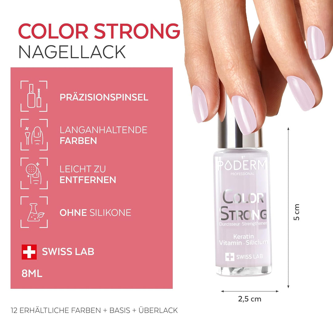 Nagelhärter Lack mit Biotin, Silizium und Keratin - Stärkt und repariert beschädigte, geschwächte, b