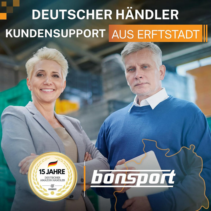 bonsport 12-60 Stück Bodenschutzmatte Fitness 40x40 cm - Sportmatte Puzzle Unterlage Hantelbank Gerä