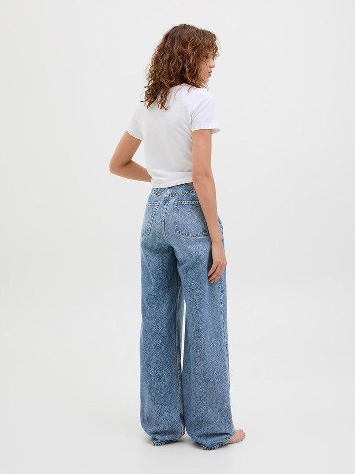 JJXX Female Wide fit Jeans JXTOKYO Wide HW CR6013 LN 24W / 30L Light Blue Denim, 24W / 30L Light Blu