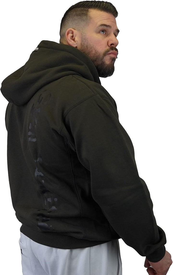 Brachial Premium Herren Kapuzenjacke Gym - Hoodie Sweatjacke Sweatshirt Jacke mit Kapuze für Bodybui