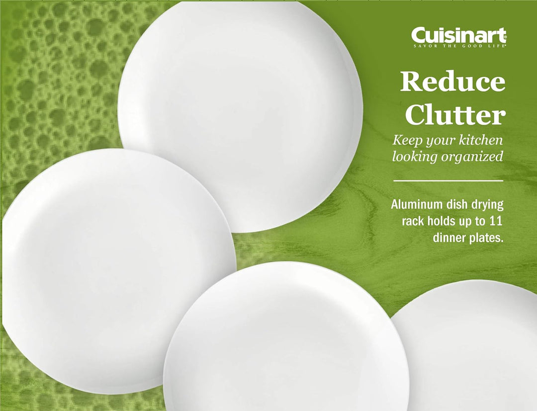 Cuisinart Abtropfgestell aus Edelstahl – inklusive Draht, Utensilienhalter, Abtropfbrett, Stielgläse
