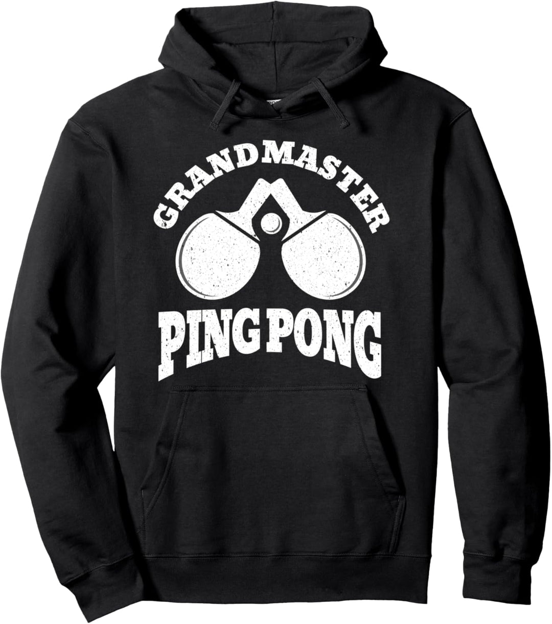 Tischtennis-Meister Grossmeister Tischtennis Pullover Hoodie