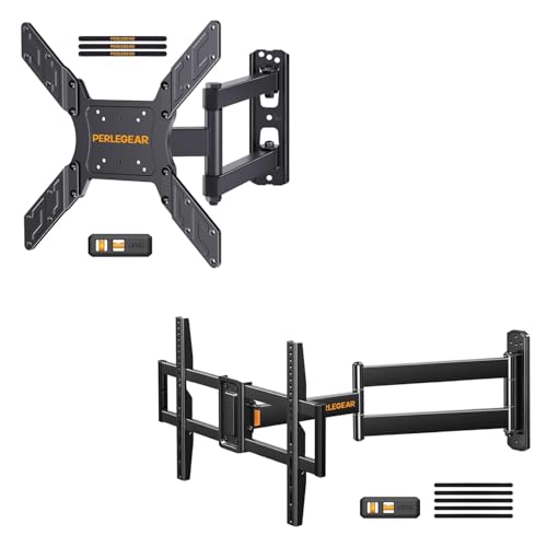 Perlegear TV Wandhalterung PGMFK6& PGLF18 mit 822mm Langem Arm wandhalterung Fernseher