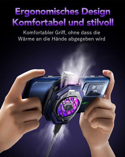 Black Shark FunCooler 3Pro Handy Kühler Lüfter Schnelle Kühlung Einschlaf Timer/Funktion als Telefon