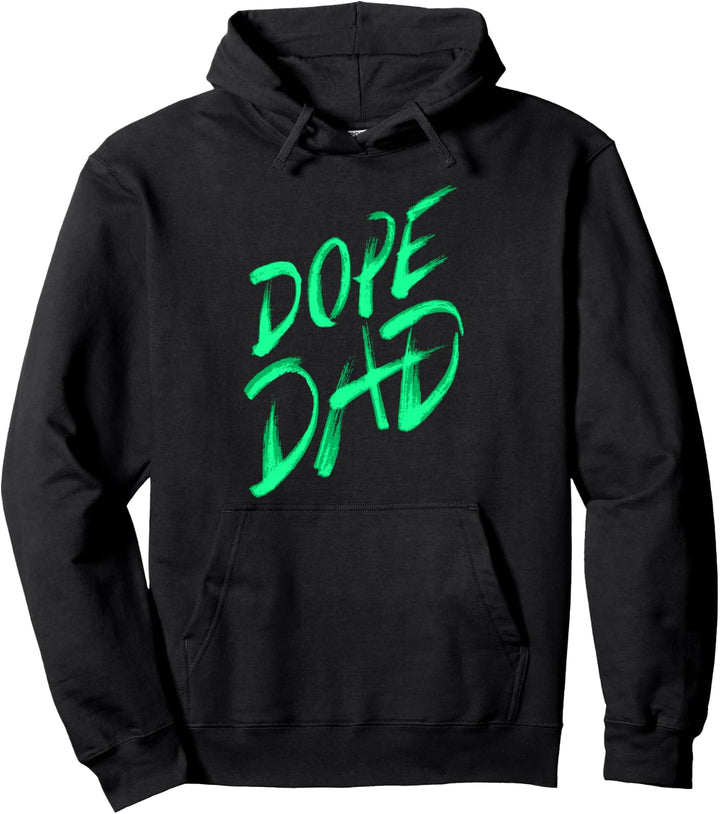 Dope Dad I Cooler Vater Spruch Graffiti Style Geschenk Pullover Hoodie