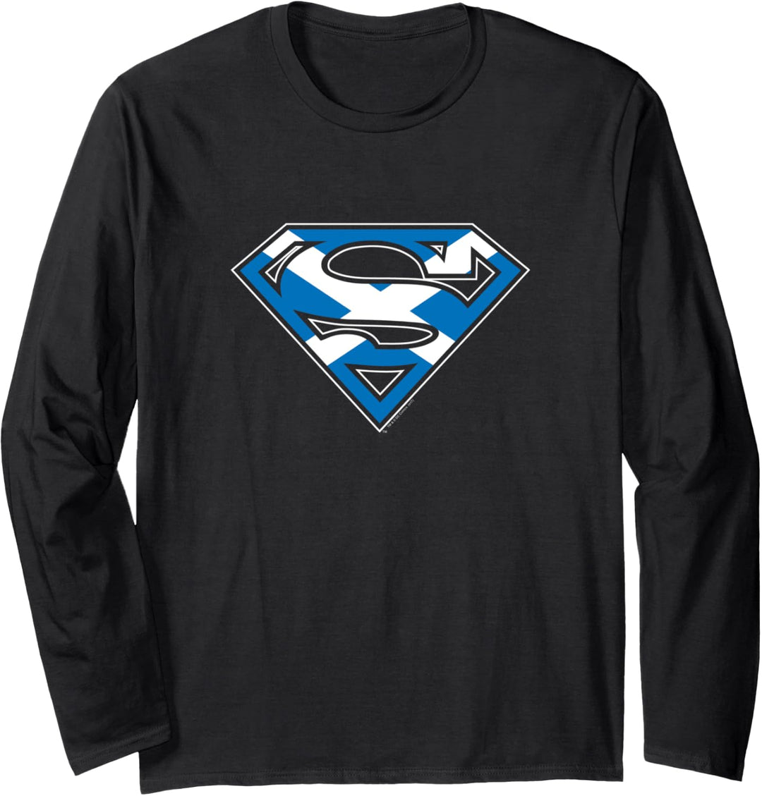 Superman Scottish Shield Langarmshirt